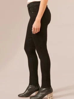 Stretch Black Denim "Ab"solution® Petite Jegging