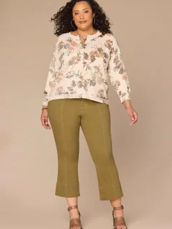Three Quarter Sleeve Round Neck Reversible Plus Size Sweater Cardigan